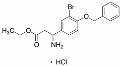 Ethyl 3-amino-3-[4-(benzyloxy)-3-bromophenyl]propanoate hydrochloride