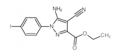 Ethyl 5-amino-4-cyano-1-(4-iodophenyl)pyrazole-3-carboxylate