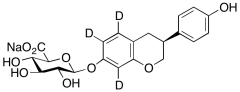 (S)-Equol 7-&beta;-D-Glucuronide-d3 Sodium Salt