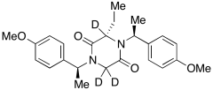 (6S)-6-Ethyl-1,4-bis[(1S)-1-(4-methoxyphenyl)ethyl]-2,5-piperazinedione-3,3,6-d3