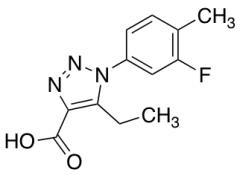 5-Ethyl-1-(3-fluoro-4-methylphenyl)-1H-1,2,3-triazole-4-carboxylic Acid