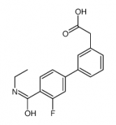 {3-[4-(Ethylcarbamoyl)-3-fluorophenyl]phenyl}acetic acid