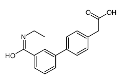 {4-[3-(Ethylcarbamoyl)phenyl]phenyl}acetic acid