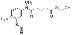 Ethyl 4-(5-Amino-1-methyl-4-thiocyanato-1H-benzo[d]imidazol-2-yl)butanoate