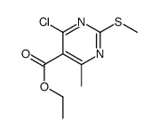 Ethyl 4-chloro-6-methyl-2-(methylthio)pyrimidine-5-carboxylate