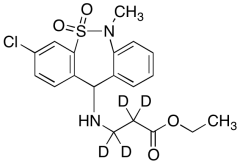 Ethyl N-(3-Chloro-6,11-dihydro-6-methyl-5,5-dioxidodibenzo[c,f][1,2]thiazepin-11-yl)-amino