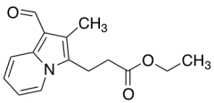 Ethyl 3-(1-Formyl-2-methylindolizin-3-yl)propanoate