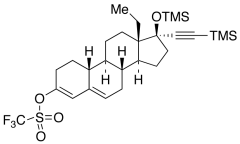 13-Ethyl-17&alpha;-trimethylsilylethynyl-3-triflate-18,19-dinor-pregna-3,5-dien-17-ol 