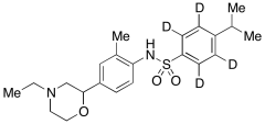 N-[4-(4-Ethyl-2-morpholinyl)-2-methylphenyl]-4-(1-methylethyl)benzenesulfonamide-d4