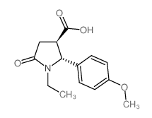 (2R,3R)-1-Ethyl-2-(4-methoxy-phenyl)-5-oxo-pyrrolidine-3-carboxylic Acid
