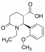 (2S,3S)-1-Ethyl-2-(2-methoxyphenyl)-6-oxopiperidine-3-carboxylic acid