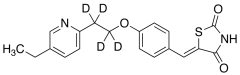 5-[[4-[2-(5-Ethyl-2-pyridinyl)ethoxy-d4]phenyl]methylene]-2,4-thiazolidinedione
