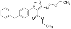 (E)-Ethyl 4-(4-Benzylphenyl)-2-((ethoxymethylene)amino)thiophene-3-carboxylate