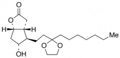 (3aR,4R,5R,6aS)-4-[3-(Ethyleneketal)decanyl]hexahydro-5-hydroxy-2H-cyclopenta[b]furan-2-on