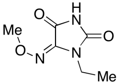 1-Ethylimidazolidine-2,4,5-trione 5-(O-methyloxime)