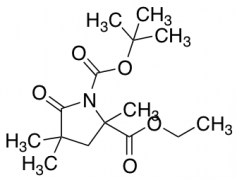 Ethyl N-Boc-2,4,4-trimethyl-5-oxopyrrolidine-2-carboxylate