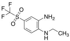1-N-ethyl-4-trifluoromethanesulfonylbenzene-1,2-diamine
