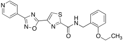 N-​[(2-​Ethoxyphenyl)​methyl]​-​4-​(3-​pyridin-​4-​yl-​1,​2,​4-​o