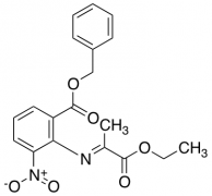 (E)-ethyl 2-[(2'-benzyloxycarbonyl-6'-nitro-phenyl)-imino] propanoate