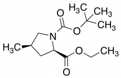 Ethyl (2r,4r)-1-Boc-4-Methylpyrrolidine-2-Carboxylate