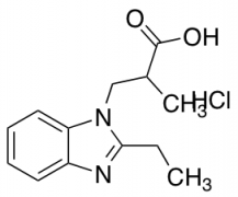 3-(2-Ethyl-benzoimidazol-1-yl)-2-methyl-propionicacidhydrochloride