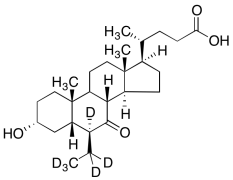 6&beta;-Ethyl-7-keto-obeticholic Acid-d6