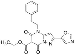 Ethyl 2-(Oxazol-5-yl)-5,7-dioxo-4-phenethyl-4,5,6,7-tetrahydropyrazolo[1,5-a]pyrimidine-6-