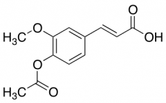 (2E)-3-[4-(Acetyloxy)-3-methoxyphenyl]prop-2-enoic Acid