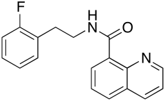 N-[2-(2-Fluorophenyl)ethyl]-8-quinolinecarboxamide