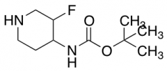 (3-Fluoro-piperidin-4-yl)carbamic Acid tert-Butyl Ester