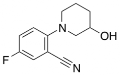 5-fluoro-2-(3-hydroxypiperidin-1-yl)benzonitrile