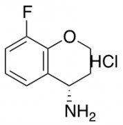 (4S)-8-fluoro-3,4-dihydro-2H-1-benzopyran-4-amine hydrochloride