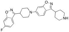 6-[4-(6-Fluoro-1,2-benzisoxazol-3-yl)-1-piperidinyl]-3-(4-piperidinyl)-1,2-benzisoxazole