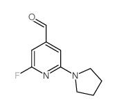 2-Fluoro-6-(pyrrolidin-1-yl)isonicotinaldehyde