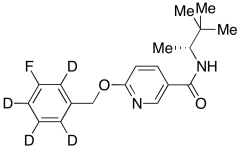 (R)-6-(3-Fluoro-benzyloxy)-N-(1,2,2-trimethyl-propyl)-nicotinamide-d4