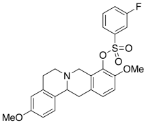 3-Fluorobenzenesulfonic Acid 5,8,13,13a-Tetrahydro-3,10-dimethoxy-6H-dibenzo[a,g]quinolizi
