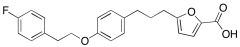 5-[3-[4-[2-(4-Fluorophenyl)ethoxy]phenyl]propyl]-2-furancarboxylic Acid
