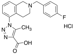 1-{2-[(4-fluorophenyl)methyl]-1,2,3,4-tetrahydroisoquinolin-5-yl}-5-methyl-1H-1,2,3-triazo