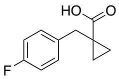 1-[(4-fluorophenyl)methyl]cyclopropane-1-carboxylic acid