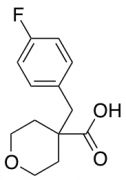 4-[(4-fluorophenyl)methyl]oxane-4-carboxylic acid
