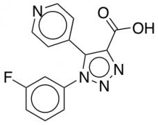 1-(3-fluorophenyl)-5-pyridin-4-yl-1H-1,2,3-triazole-4-carboxylic acid