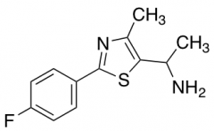 1-[2-(4-fluorophenyl)-4-methyl-1,3-thiazol-5-yl]ethan-1-amine