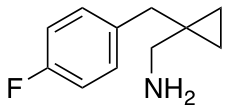 {1-[(4-fluorophenyl)methyl]cyclopropyl}methanamine