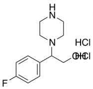 2-(4-fluorophenyl)-2-(piperazin-1-yl)ethan-1-ol dihydrochloride