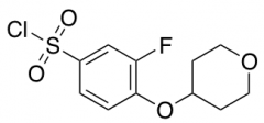 3-fluoro-4-(oxan-4-yloxy)benzene-1-sulfonyl chloride