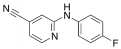 2-[(4-fluorophenyl)amino]pyridine-4-carbonitrile