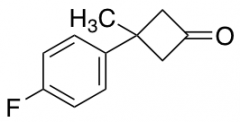 3-(4-fluorophenyl)-3-methylcyclobutan-1-one