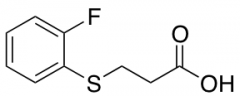 3-[(2-fluorophenyl)sulfanyl]propanoic Acid