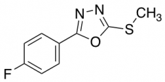 2-(4-fluorophenyl)-5-(methylsulfanyl)-1,3,4-oxadiazole