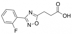 3-[3-(2-fluorophenyl)-1,2,4-oxadiazol-5-yl]propanoic acid
